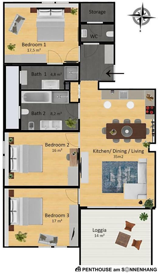 Penthouse Am Sonnenhang Mit Exklusiver Ausstattung Schladming Ngoại thất bức ảnh